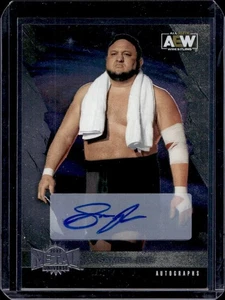 Samoa Joe Auto 2022 AEW Upper Deck Skybox Metal WWE WWF Autograph - Picture 1 of 2