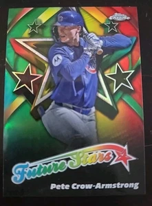 2025 Topps Chrome Future Stars #FS-8 Pete Crow-Armstrong - Cubs - Picture 1 of 2