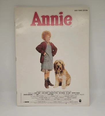 Annie Sheet Music Easy Piano Songbook from the Movie 1982 Paperback  - Image 1 of 4
