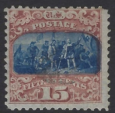 US Scott # 119 - Ty II - 15c Pictorial Issue - Sound - Very Light Cancel(P-9680) - Image 1 of 2