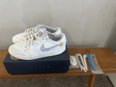 Talla 9 - Jordan 1 KO x Union LA Bajo Blanco Gris Neutro Foto 1 de 4