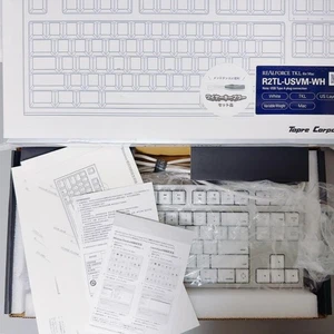 Topre Realforce R2 TKL US Layout White Wired Electrostatic Capacitive Keyboard - Picture 1 of 7