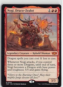 MTG Tarkir Dragonstorm Commander Non Foil Mythic #226 Nogi, Draco-Zealot - Picture 1 of 2