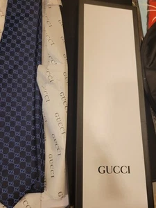 Brand New High End Designer Tie , Gucci Tie New Never Worn - Picture 1 of 10