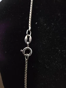 Caja Cadena Plata de Ley 925 7 Gramos 24 Pulgadas Largo - Imagen 1 de 6