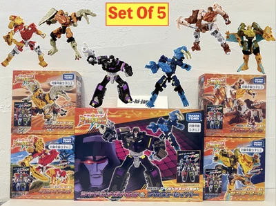 Transformers Wild King WKB-05 06 07 08 + WKS-04 Set of 5 Takara Tomy Japan New - Image 1 of 4