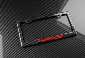 Red Acura Type S 100% Carbon Fiber License Plate Frame for TL or TLX - Picture 1 of 3