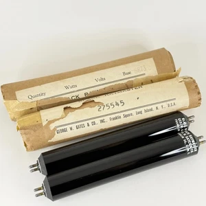Antique Vintage Black Raymaster 275545 UV Bulbs Lamps 5873 George Gates & Co - Picture 1 of 10