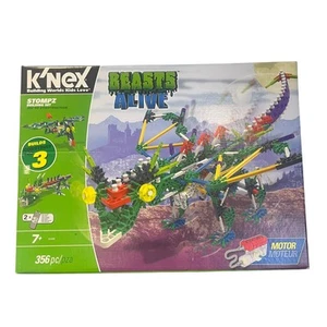K'NEX Beasts Alive Stompz Dinosaur Building Set # 34485, 356 Pieces with Motor - Picture 1 of 4