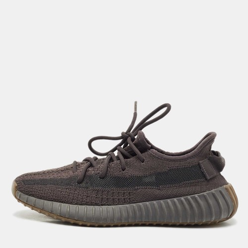 Sneakers Yeezy x Adidas nere in tessuto a maglia Boost 350 V2 Cinder taglia 40