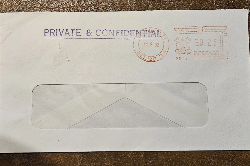 BELICE 1992 Cobertura Local (Banco Barclays) Tasa Nacional 25c. Foto 1 de 2