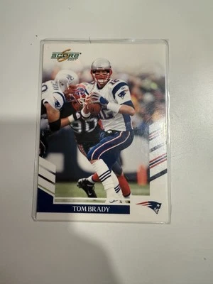 2007 Score #155 Tom Brady Card New England Patriots - Image 1 of 2