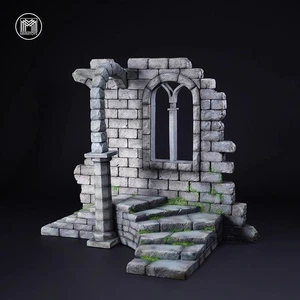 1/12 Scale MMMToys Ancient Castle Ruins Diorama V2 Model Base Background Toy NEW - Picture 1 of 19
