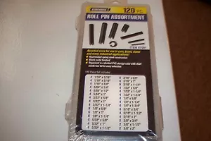 120pc Roll Pin Assortment Auto Boat Truck Farm Home Industrial Construction - Bild 1 von 2