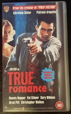 True Romance VHS - UK PAL - Tony Scott - Christian Slater - Patricia Arquette - Image 1 of 4