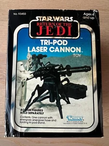 VINTAGE KENNER STAR WARS ROTJ TRI-POD LASER CANNON MINT IN BOX MIB MINT UNUSED - Picture 1 of 16