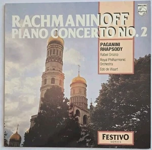 Rachmaninoff, Rafael Orozco : Piano Concerto No.2 / Paganini Rhapsody LP Record - Picture 1 of 9