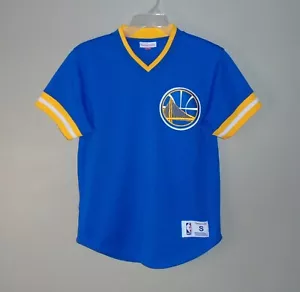Golden State Warriors Mitchell & Ness Team Warm Up Shooting Shirt Trikot Small - Bild 1 von 8