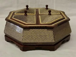 Radin Rugs. Persian handmade khatam Chocolate Dish, BRAND NEW - Picture 1 of 6