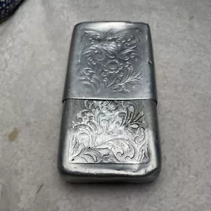 Estuche de cigarrillos de metal vintage - Imagen 1 de 7