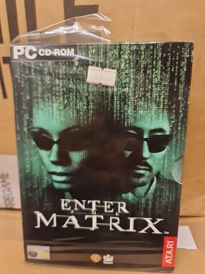 ENTER THE MATRIX Pc Cd Rom NUOVO sigillo rovinato atari vintage - Immagine 1 di 4