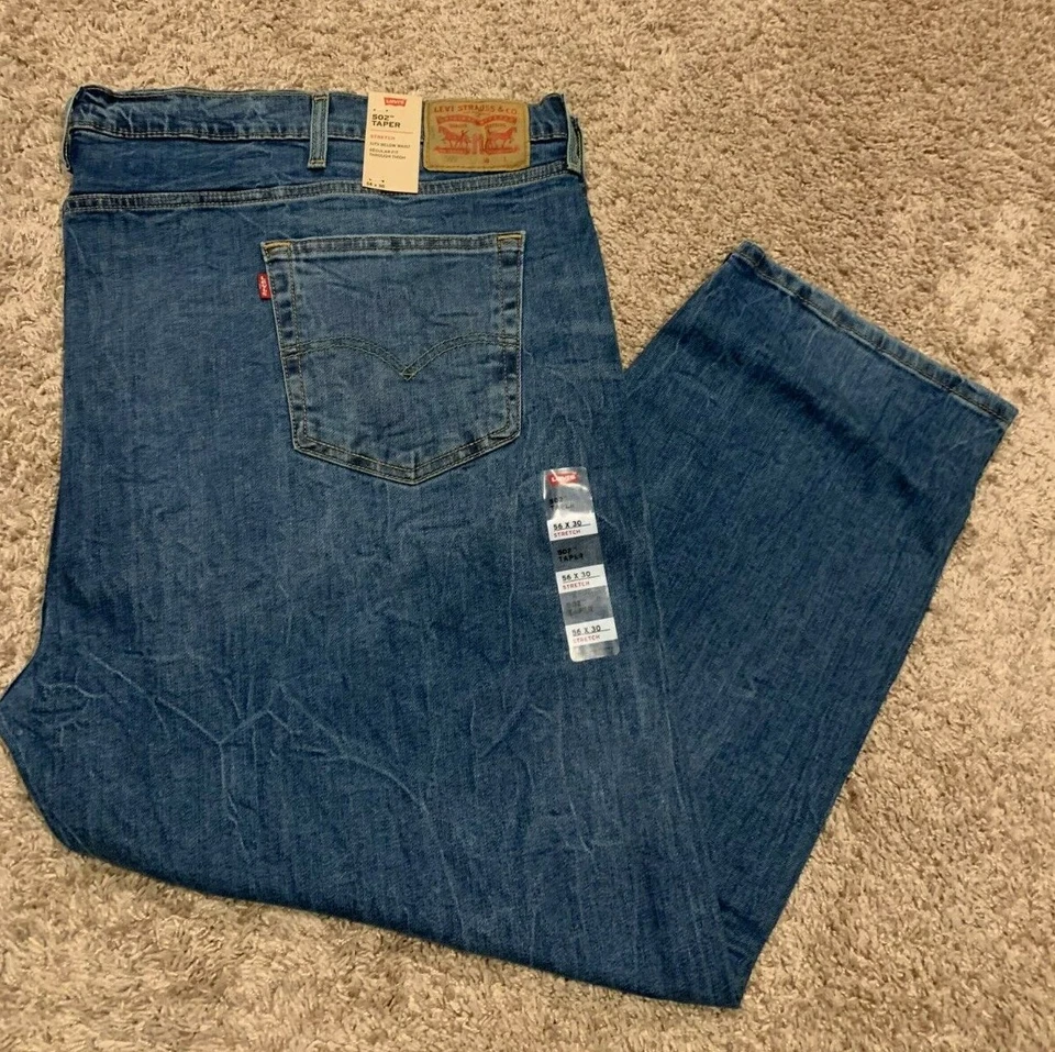 Levi's 502 Jeans 56 Tanager (0004) Big & Tall Men's Taper Fit Jeans