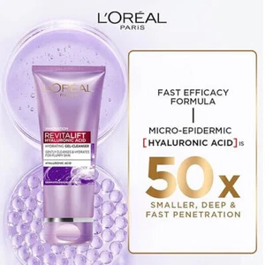 L'Oreal Paris Revitalift Gel Cleanser, Gentle Cleansing and Hydration, 100 ml - Picture 1 of 5