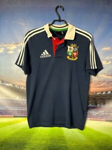 British And Irish Lions Training Jersey Rugby Polo Shirt Adidas Mens Size S
