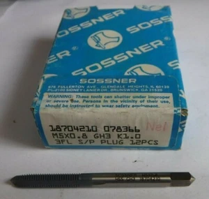 M5 x 0,8 metrischer Gewindebohrer Sossner HSS GH3 Spiralspitze 5 Gewinde Leitung 18704210 K1,0 - Bild 1 von 1