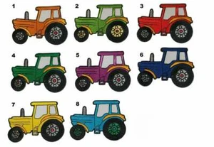 Iron on or Sew on Embroidered Tractor Patches - Picture 1 of 1