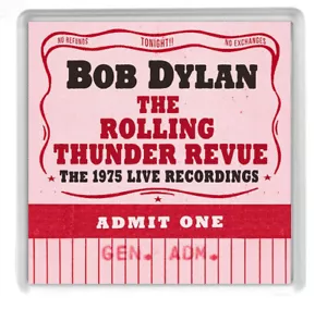 Bob Dylan Set Of 2 Classic Album Cover Reproduction , Acrylic Coaster 100x100mm - Picture 1 of 2