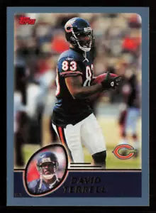 2003 Topps #30 David Terrell Chicago Bears Football Card - Picture 1 of 2