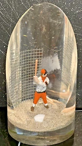 Paper Weight Lucite Resin 5" Hand Carved Baseball "Unique Canada" Vintage - Picture 1 of 5