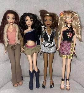 Barbie My Scene Lot 4x Jamaica DELANCEY - Disco MADISON - School NOLEE & CHELSEA - Picture 1 of 24
