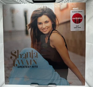 Shania Twain Greatest Hits Target Exclusive baby Pink Double Vinyl LP - Imagen 1 de 3