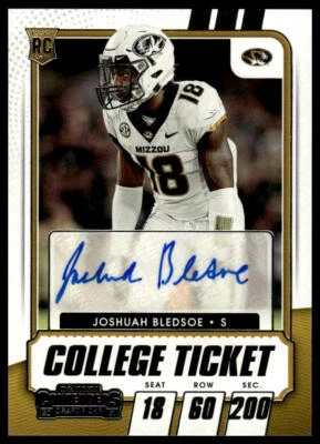 2021 Panini Contenders Draft Picks #255 Joshuah Bledsoe - Image 1 of 2