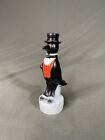 Vintage Old Crow Bourbon Whiskey Advertising Figure Plastic/vinyl Bottle Topper