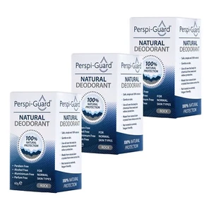 Perspi-Guard® Natural Deodorant Stick 60g - TRIPLE PACK - Picture 1 of 7