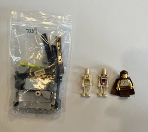 RARE Vintage LEGO Star Wars Jedi Defense II 7204 100% COMPLETE Qui-Gon Jinn - Picture 1 of 3
