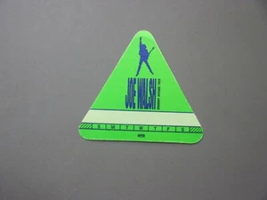 Joe Walsh backstage pass satin sticker green triangle The Eagles OTTO ! - Picture 1 of 1