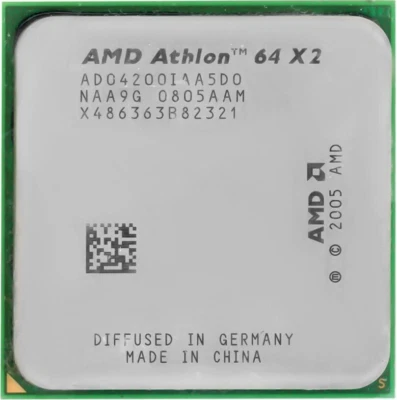 ✅ Processor Athlon 64 X2 ✅ AMD 4200+ADO4200IAA5DO 2.2GHZ Socket AM2 - Image 1 of 2