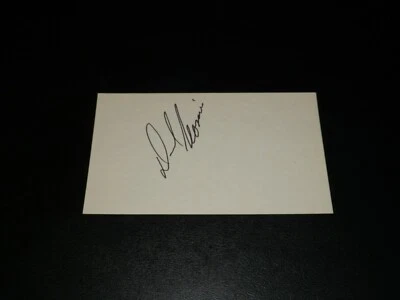 Daryl Sconiers (debut 1981) Autographed 3x5 Index Card CA Angels Vintage '80s - Image 1 of 3