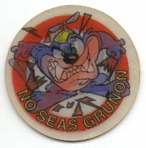 NO SEAS GRUÑON #109 MAGICTAZO TINY TOON 1994 MAGIC TAZO MATUTANO CON DESGASTE - Picture 1 of 2