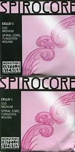 Paquete de valor para violonchelo tungsteno Dr Thomastik S32S33 Spirocore - Imagen 1 de 1