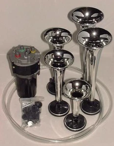 5 Sonidos Fanfare River Kwai Bocina Nuevo Escuchar Cromo - Imagen 1 de 2