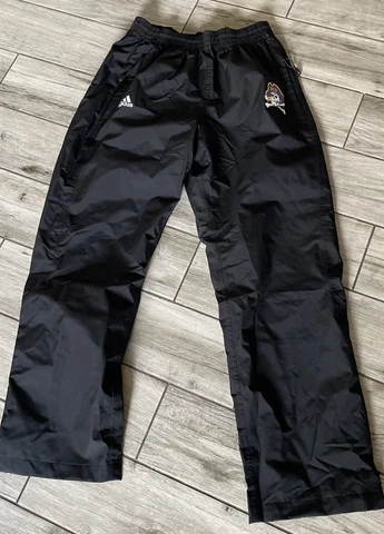 New College Adidas Gore-Tex Rain/Waterproof Pants NCAA ECU Black 30 Size Large Cover