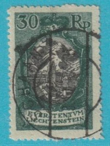 Lichtenstein 1921 gestempelt MiNr. 55 Kirche - Bild 1 von 2