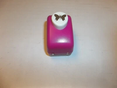 Butterfly Paper Punch Size ½” Scrapbooking Crafting Pink - Image 1 of 2