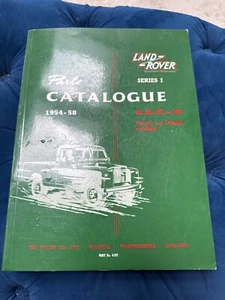 Land Rover series 1 - 1954-58 factory 4th edition Parts workshop manual - Picture 1 of 10