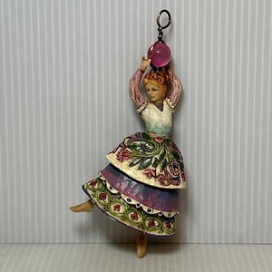 Jim Shore Heartwood Creek NINE LADIES DANCING, 12 Days of Christmas Ornament - Picture 1 of 10